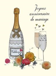 Carte Joyeux Anniversaire De Mariage Boutique La Fiesta